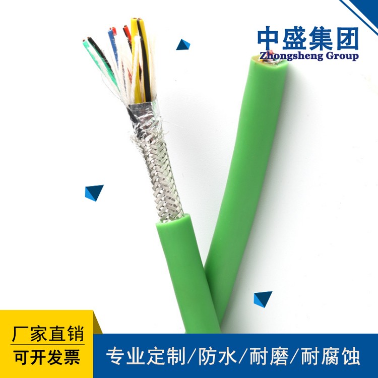 安徽中盛阻燃電力軟電纜柔性電纜ZR-YVFRP 7*1.5