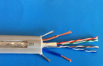 中盛組合電纜視頻線視頻電纜SYV(75-2)-RVV(2*1.0)+RS485(2*0.3)